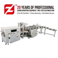 Machine d'emballage automatique multi-rouleaux pour ruban adhésif, machine industrielle d'emballage thermorétractable pour ruban PVC, faible consommation d'énergie