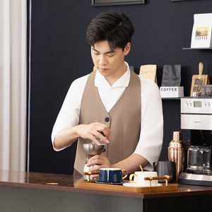 Tablier de service professionnel et pratique pour personnel de restaurant en hiver, idéal pour l'<span class=keywords><strong>hôtellerie</strong></span>, les cafés et les équipes de restauration rapide - Product Image 2