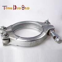 Accessoires de pompe à béton Putzmeister 5 "ZX 6" ZX Bolt Clamp Wedge Clamp pour coude pliable No.1