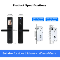 Volibel Smart Home biométrique empreinte digitale mot de passe Tuya Wifi numérique électronique serrure de porte intelligente avec caméra