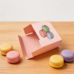 Scatola per Imballaggio di Dolci e Pasticcini Personalizzata per Eclair, Macaron, Cioccolato, Ciambelle, Dessert, Biscotti e Torte di Grado Alimentare - Product Image 3