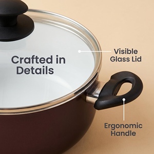 Hot Sales Kitchen Cookware Set Aluminum <strong>Pots</strong> with Non-Stick Ceramic Coating Custom Logo Heat Resistant for Home <strong>Cooking</strong> - Product Image 4