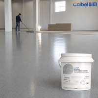 Pinceau d'application professionnel Caibel pour revêtement de sol époxy industriel sur béton, idéal pour garages, entrepôts et ateliers