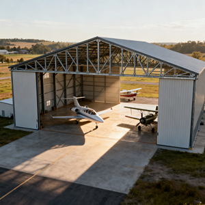 Bas coût 500m² structure acier Hangar Aéroport Entrepôt maintenance avions Kenya - Product Image 2