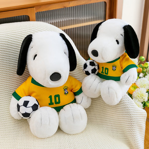 Peluche de Oso <span class=keywords><strong>Snoopy</strong></span> de Fútbol con Felpa Súper Suave y Relleno de Algodón PP, Regalo Antiestrés para Mayores de 14 Años - Product Image 3