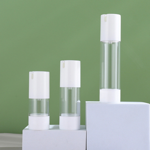 Bộ chai bơm không khí <span class=keywords><strong>15ml</strong></span> 30ml 50ml bán buôn, chai nhựa đựng lotion có bơm - Product Image 1