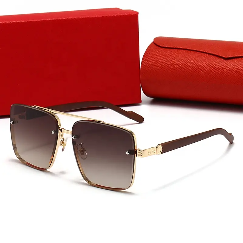 New arrivals Wholesale Custom Logo Sun Glasses Trendy Luxury Women Sun Glasses Mens Square Sunglasses