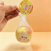 Jouet anti-stress en forme de fromage en filet à rebond lent, populaire sur Xiaohongshu, petit cadeau pour étudiant