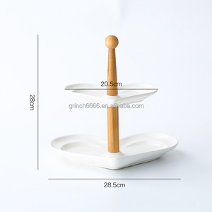 Plato de Gres <span class=keywords><strong>en</strong></span> Forma de Corazón 2022, Vajilla <span class=keywords><strong>Romántica</strong></span> <span class=keywords><strong>para</strong></span> <span class=keywords><strong>Cena</strong></span>, Plato de Servir de <span class=keywords><strong>Dos</strong></span> Niveles <span class=keywords><strong>en</strong></span> Forma de Corazón, Decoración de Bodas, Bandeja <span class=keywords><strong>para</strong></span> Postres - Product Image 6