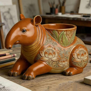 Stampi in silicone YS Tapir per barattoli portacandele, contenitori in gesso, stampi per colata, forniture fai da te per la creazione di vasi in cemento - Product Image 5