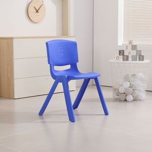 Silla de Plástico Apilable para Comedor, Hogar, Exterior, Escuela, Silla de Plástico de Tamaño Completo, Colorida, para Niños, Adultos y Niños Pequeños - Product Image 4