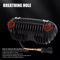 Phare avant LED agressif pour moto avec lumière DRL, étanche IP67, pour Softail Fat Bob FXFB FXFBS 2018+