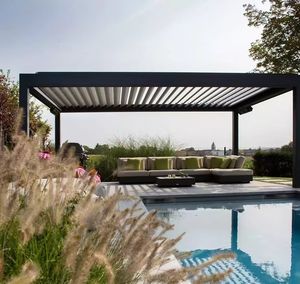 Pérgola de Aleación de Aluminio de Estilo Chino Personalizada para Exteriores, Pabellón de Ocio Fácil de Montar, Modelo <span class=keywords><strong>DUODA</strong></span> 888 para Jardín o Patio - Product Image 4