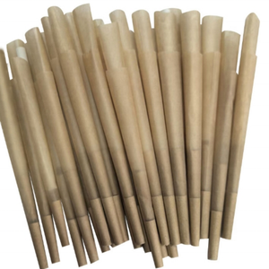 Customized Size Printing Brand LOGO Brown Cone Wood Pulp Paper Cone Disposable Slow Burning <b>Smoking</b> Special Roll Paper - Product Image 3