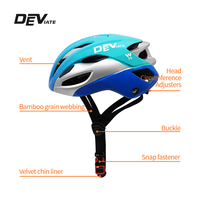Casco de Bicicleta Plegable Unisex DEVIATE Ajustable para Verano con 13 Ventilaciones, Material EPS+PC para Bicicleta de Montaña y Skateboarding