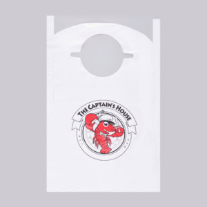 Instock delantal desechable de plástico PE delantal babero de langosta para niños adultos - Product Image 5