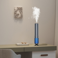 Haut-parleur d'arôme en métal sans batterie: diffusion froide et musique, version de bureau de minuterie de 150ml pour hall/hôtel/étude