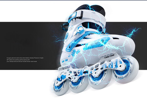 Patines en línea todoterreno profesionales, zapatos de patinaje duraderos para aventuras al aire libre - Product Image 5