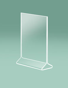 Exhibidor de Folletos A4 de Acrílico Transparente para Escritorio, Soporte de Exhibición de Folletos de Perspex para Oficina - Product Image 3