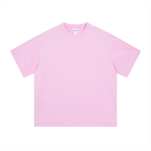 Camiseta Básica de Algodón para <span class=keywords><strong>Hombre</strong></span>, Cuello Redondo, Manga Corta, Talla Grande, Estilo Casual, 240 Gramos, Diseño Liso, Serigrafía - Product Image 1