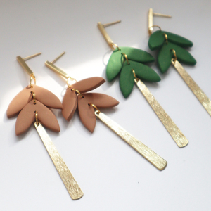 2025 New <strong>Fashion</strong> Leaf Earrings for Women Girls Simple Trendy Geometry Leaf Dangle Earring Earrings Jewelry <strong>Accessory</strong> - Product Image 4