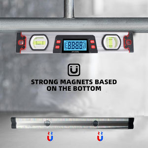 10インチ工業用グレードデジタル魚雷レベル分度器角度ファインダーゲージLCDディスプレイ測定器 - Product Image 6