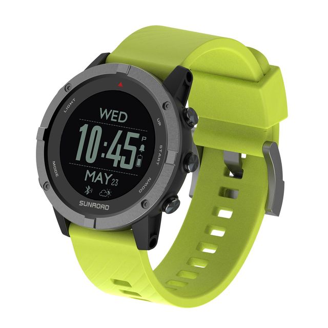 Mens GPS Sports Watch for Running, Swimming, Cycling, Triathlon, Altitude, Barometric Pressure, Compass, and Waterproof