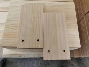 Tablero de madera dura maciza moderno de 2440x1220mm, álamo, pino, abedul, <span class=keywords><strong>Paulownia</strong></span>, Panel de unión para dedos, madera contrachapada - Product Image 6