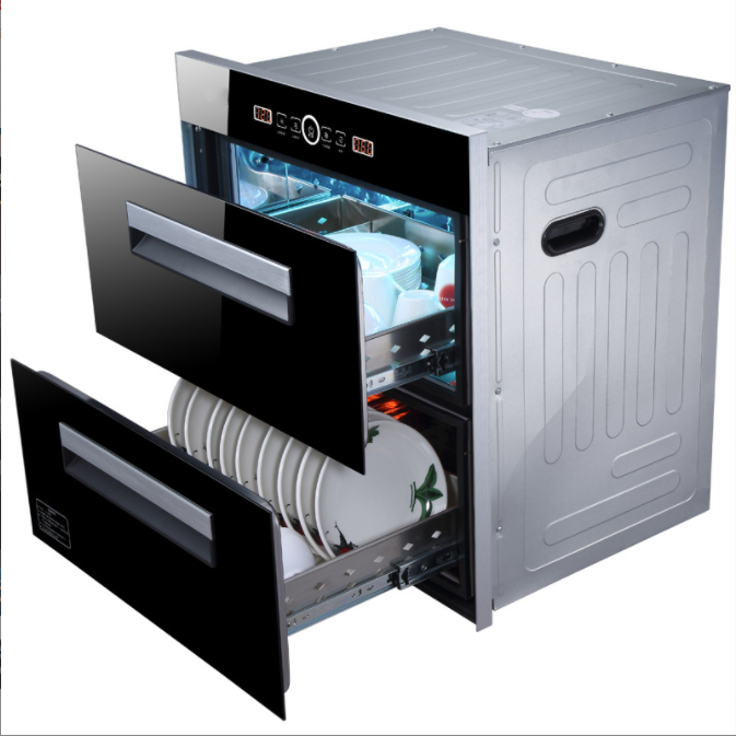 Домашний встроенный небольшой Ультрафиолетовый дезинфекционный шкаф из нержавеющей стали двойная дверь дезинфекционный шкаф для кухни