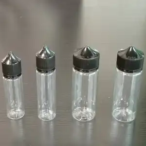 30Ml 60Ml 100Ml 120Ml Botol Penetes Plastik Minyak Peliharaan V3 dengan Tutup Tutup Cincin Tamper
