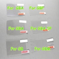 Film de protection d'écran LCD transparent de remplacement, protection d'écran pour Nintendo Game Boy GBA GBA SP GBC GBP GBM