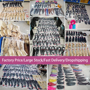 Chaud débutant amical 3 en 1 <span class=keywords><strong>demi</strong></span> perruque de cheveux humains vague d'eau sans colle porter aller 3/4 <span class=keywords><strong>demi</strong></span> perruque pour les femmes cordon sans couture perruque - Product Image 5