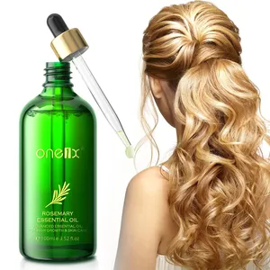 One1x stimule la croissance des cheveux huile essentielle de romarin, hydratant vente en gros huile de romarin naturelle biologique pure