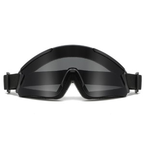 Ski Goggles Anti Fog Single Layer PVC <b>Large</b> <b>Frame</b> Windproof Sandproof Outdoor Mountaineering Cycling Glasses Adult - Product Image 5