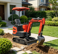 Mini-Raupenbagger mit Hydrauliksystem Hohe Grabkraft 0,025m Schaufelkapazität für Kleine Projekte & Heimgebrauch