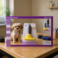 Grandes tondeuses à poils en plastique pour chiens - Outil de toilettage pour animaux de compagnie simple et pratique