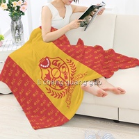 Couverture en flanelle NSPDK pour sororité, vente en gros, très populaire, chaude et confortable, pour canapé, lit ou voiture, design personnalisé