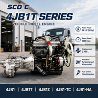 Moteur diesel automobile 4JB1T 68 kW 92 ch 3600 tr/min 285 N.m turbo refroidi par air pour remplacement de moteur de pick-up, camionnette ou voiture