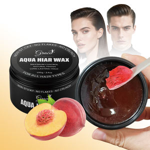 Gel Fijador para el Cabello con Aroma a Melocotón de 100 g, Marca Privada al por Mayor, Fijación Fuerte, Pomada Antiencrespamiento, Bálsamo para Peinar, Cera para el Cabello - Product Image 1