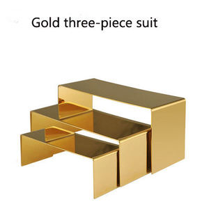 Nhà máy trực tiếp bán tùy chỉnh thép không gỉ hiển thị đứng phong cách hiện đại chai nước hoa và giày hiển thị kệ - Product Image 4