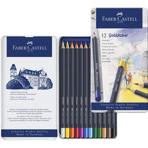 FABER CASTELL - Astuccio di 12 matite colorate Goldfaber - Product Image 1