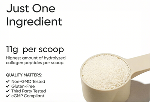 Collagen Peptides Hydrolyzed Type 1&3 Powder <b>Protein</b> Supplement for Healthy Skin Nails & Joints Adult Use Non-GMO Vegan-Friendly - Product Image 4