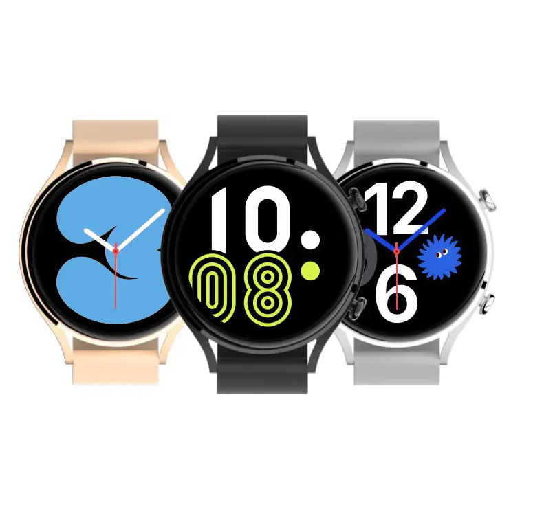 S4 Smartwatch 1.3 Inch Round Shape Dial Screen Rotate Button Sports Bracelet BT Call GPS Galaxy Watch 4 Smart Watch