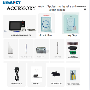 Máquina de Láser de Diodo GOMECY Panacea 980nm 1470nm <span class=keywords><strong>para</strong></span> Tratamiento de <span class=keywords><strong>Venas</strong></span> Varicosas EVLT con Fibra Médica - Product Image 5