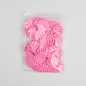 100 יחידות צ'יפס פוקר מפלסטיק, מטבעות למידה מפלסטיק, מיני צ'יפס פוקר, אסימוני משחק צבעוניים, צ'יפס בינגו למשחק, לימוד מתמטיקה - Product Image 2