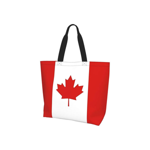 <span class=keywords><strong>Sac</strong></span> fourre-tout à bandoulière extra large personnalisé avec logo imprimé, <span class=keywords><strong>sac</strong></span> de <span class=keywords><strong>sport</strong></span> réutilisable, <span class=keywords><strong>sac</strong></span> de courses, <span class=keywords><strong>sac</strong></span> en toile avec drapeau national pour cadeau - Product Image 4