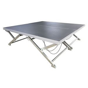 Plataforma de Escenario Plegable Portátil Ajustable de Alta Resistencia de 1*2 m, Tipo Tijera en X, de Aleación de Aluminio para Conciertos y Eventos - Product Image 2