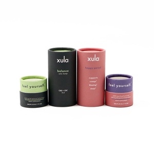 100% Biodegradable Recyclable Cardboard Cylinder <b>Boxes</b> Custom Logo UV Coating Paper Tube Packaging Perfume - Product Image 1