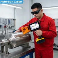 Machine de marquage laser portable Perfect Laser pour le métal, le plastique, le bois, le cuir, le codage laser industriel, la gravure