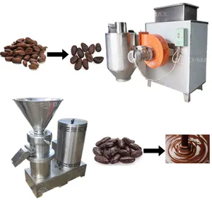 Vollautomatische Butter-Liquor-Pulver-Produktionsanlage industrielle Kakaobohne und Kakaoanstöcke